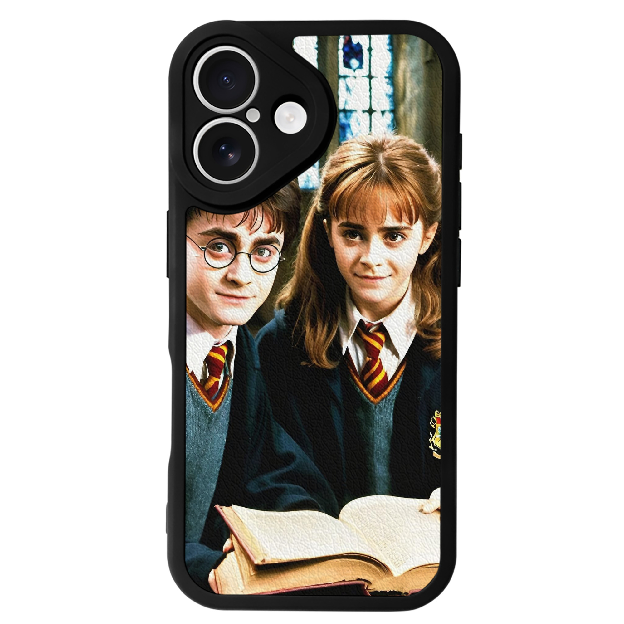 （画像用） Harry Potter ハリー・ポッターシリーズ 【iPhone 16シリーズ対応】シリコンスマホケース（レザー調） 材質：シリコン